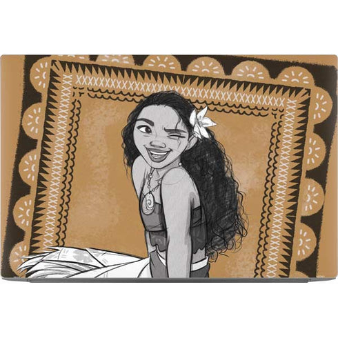 Disney Princess Moana Winking Art Dell XPS Skin